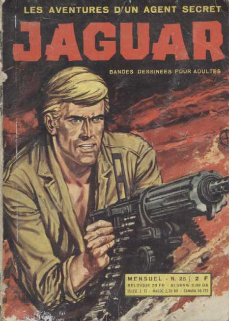 Scan de la Couverture Jaguar Agent Secret n 25